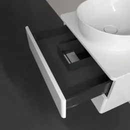 Villeroy & Boch Antao Тумба под раковину, 2 выдвижных ящика, 600 x 360 x 500 mm, лицевая поверхность без текстурированной отделки, Glossy White Lacquer / Glossy White Lacquer K18010GF