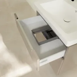 Villeroy & Boch Subway 2.0 Тумба под раковину, 2 выдвижных ящика, 637 x 590 x 454 mm, Truffle Grey A91010VG