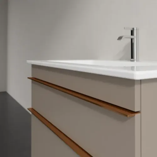 Villeroy & Boch Venticello Тумба под раковину, 2 выдвижных ящика, 753 x 590 x 502 mm, Truffle Grey / Truffle Grey A92505VG