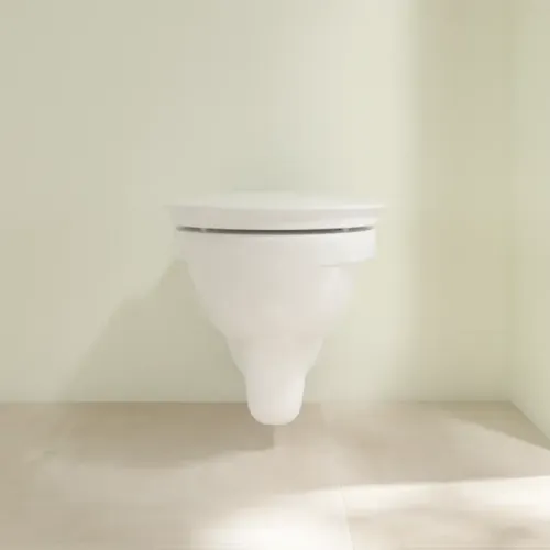 Villeroy & Boch ViCare Унитаз с открытым смывным краем ViCare, настенный, Альпийский белый 4695R001