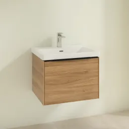 Villeroy & Boch Subway 3.0 Тумба под раковину, 1 выдвижной ящик, 572 x 429 x 478 mm, Oak Kansas C57701RH