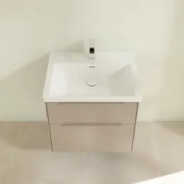 Villeroy & Boch Subway 3.0 Тумба под раковину, с подсветкой, 2 выдвижных ящика, 622 x 576 x 478 mm, Taupe C576L2VM