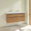 Villeroy & Boch Subway 3.0 Тумба под раковину, 4 выдвижных ящика, 1272 x 576 x 478 mm, Oak Kansas C60201RH