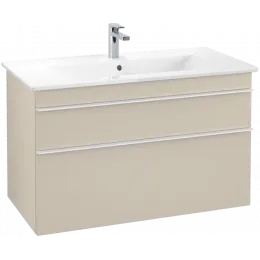 Villeroy & Boch Venticello Тумба под раковину, 2 выдвижных ящика, 953 x 590 x 502 mm, Soft Grey / Soft Grey A92602VK