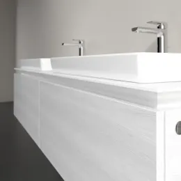 Villeroy & Boch Legato Тумба под раковину, 2 выдвижных ящика, 1600 x 380 x 500 mm, White Wood / White Wood B69200E8