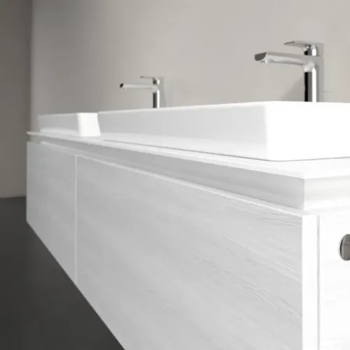 Villeroy & Boch Legato Тумба под раковину, 2 выдвижных ящика, 1600 x 380 x 500 mm, White Wood / White Wood B69200E8