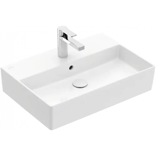 Villeroy & Boch Memento 2.0 Pаковина, 600 x 420 x 135 mm, Альпийский белый, с переливом, шлифованный 4A226G01