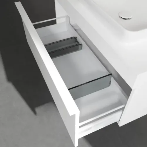 Villeroy & Boch Venticello Тумба под раковину, 1 выдвижной ящик, 957 x 436 x 502 mm, Glossy White / Glossy White A94802DH