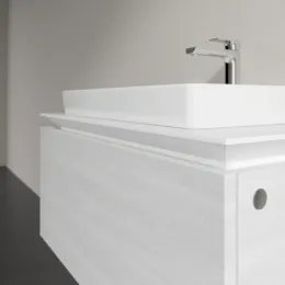 Villeroy & Boch Legato Тумба под раковину, 1 выдвижной ящик, 800 x 380 x 500 mm, White Wood / White Wood B67800E8