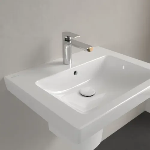 Villeroy & Boch Subway 2.0 Pаковина, 600 x 470 x 155 mm, Альпийский белый, с переливом 71136001