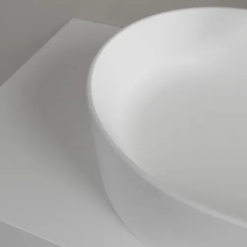 Villeroy & Boch Collaro Раковина для установки на столешницу, 560 x 360 x 145 mm, Stone White CeramicPlus, без перелива 4A1956RW