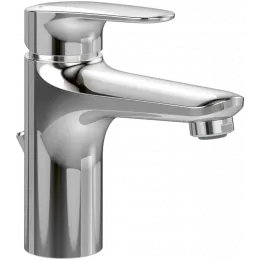 Villeroy & Boch O.novo Start Смеситель для раковины однорычажный с комплектом слива со стяжкой, Хром TVW10510111061