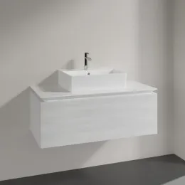 Villeroy & Boch Legato Тумба под раковину, 1 выдвижной ящик, 1000 x 380 x 500 mm, White Wood / White Wood B60300E8