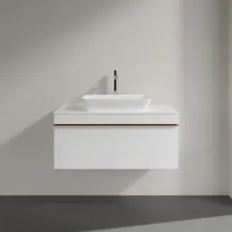 Villeroy & Boch Venticello Тумба под раковину, 1 выдвижной ящик, 957 x 436 x 502 mm, Glossy White / Glossy White A94605DH