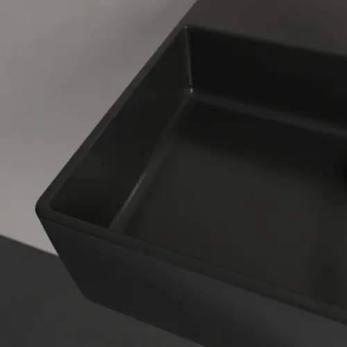 Villeroy & Boch Memento 2.0 Pаковина, 500 x 420 x 140 mm, Ebony CeramicPlus, без перелива, шлифованный 4A225FS5