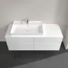 Villeroy & Boch Collaro Тумба под раковину, с подсветкой, 4 выдвижных ящика, 1400 x 548 x 500 mm, Glossy White / Glossy White C089B0DH