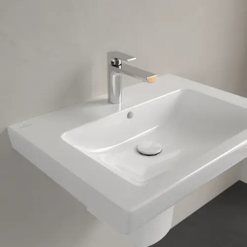 Villeroy & Boch Subway 2.0 Pаковина, 650 x 470 x 180 mm, Альпийский белый, с переливом 71136501