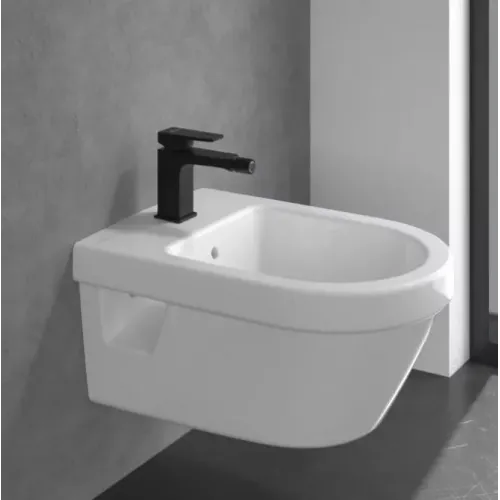 Смеситель Villeroy & Boch Architectura Square TVB125001000K5 для биде, черный матовый TVB125001000K5