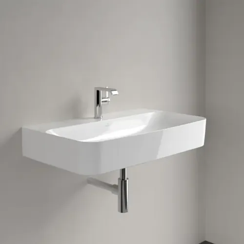 Villeroy & Boch Finion Pаковина, 800 x 470 x 165 mm, Альпийский белый CeramicPlus, без перелива 416881R1