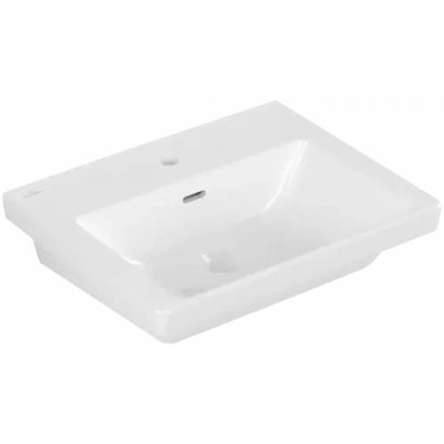Villeroy & Boch Subway 3.0 Pаковина, 550 x 440 x 165 mm, Альпийский белый, с переливом 4A705501