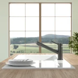 Villeroy & Boch Como Window Однорычажный смеситель для мойки Однорычажный смеситель для мойки, выкл Нержавеющая сталь, Антрацит 92570005