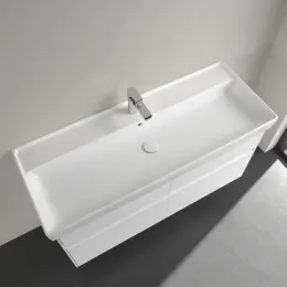 Villeroy & Boch Collaro Pаковина для установки на тумбу, 1200 x 470 x 160 mm, Альпийский белый, с переливом 4A33C501