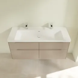 Villeroy & Boch Subway 3.0 Тумба под раковину, 4 выдвижных ящика, 1272 x 576 x 478 mm, Taupe C60202VM