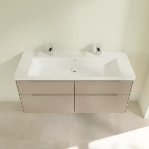 Villeroy & Boch Subway 3.0 Тумба под раковину, 4 выдвижных ящика, 1272 x 576 x 478 mm, Taupe C60202VM