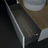 Villeroy & Boch Antao Тумба под раковину, с подсветкой, 1 выдвижной ящик, 1000 x 360 x 500 mm, лицевая поверхность без текстурированной отделки, Glossy White Lacquer / Honey Oak L31051GF