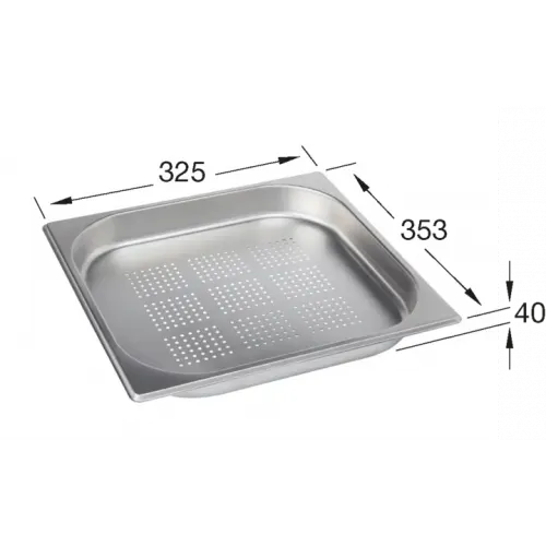 Villeroy & Boch Принадлежности Паровая ванночка 2/3, выкл Нержавеющая сталь 829905K1