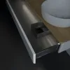 Villeroy & Boch Antao Тумба под раковину, с подсветкой, 1 выдвижной ящик, 1200 x 190 x 500 mm, лицевая поверхность без текстурированной отделки, Glossy White Lacquer / Honey Oak L12051GF