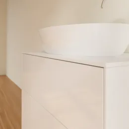 Villeroy & Boch Finion Тумба под раковину, с подсветкой, 2 выдвижных ящика, 800 x 603 x 501 mm, Glossy White Lacquer G87100GF