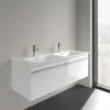 Villeroy & Boch Venticello Двойная раковина для установки на тумбу, 1300 x 500 x 170 mm, Альпийский белый CeramicPlus, с переливом 4111DLR1