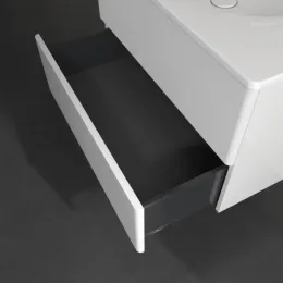 Villeroy & Boch Antao Тумба под раковину, 2 выдвижных ящика, 788 x 504 x 496 mm, лицевая поверхность без текстурированной отделки, Glossy White Lacquer K04000GF