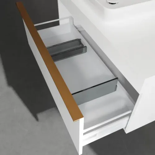 Villeroy & Boch Venticello Тумба под раковину, 1 выдвижной ящик, 957 x 436 x 502 mm, Glossy White / Glossy White A94705DH