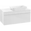 Villeroy & Boch Venticello Тумба под раковину, 1 выдвижной ящик, 957 x 436 x 502 mm, Glossy White / Glossy White A94802DH