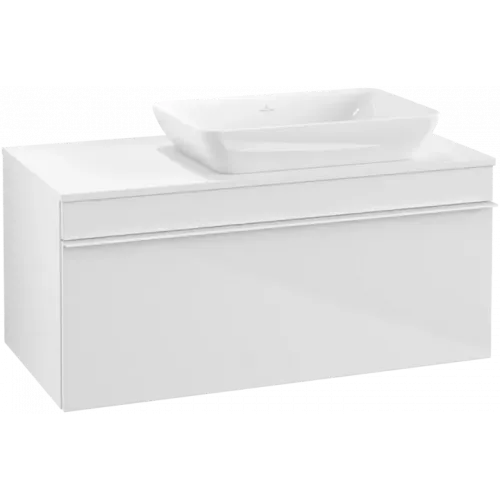 Villeroy & Boch Venticello Тумба под раковину, 1 выдвижной ящик, 957 x 436 x 502 mm, Glossy White / Glossy White A94802DH