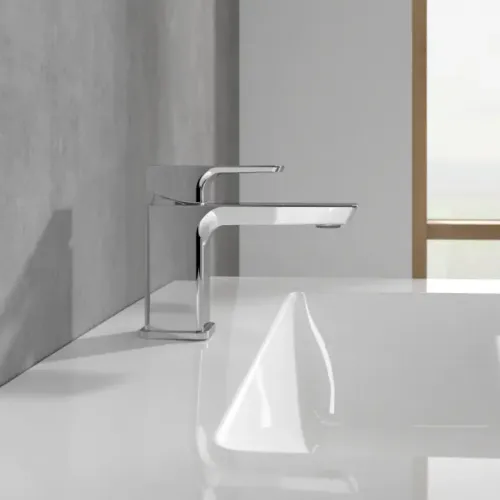 Villeroy & Boch Subway 3.0 Смеситель для раковины однорычажный без Выдвижной механизм слива, Хром TVW11200100161