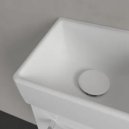 Villeroy & Boch Avento Раковина компактная, 360 x 220 x 110 mm, Stone White CeramicPlus, без перелива 43003LRW