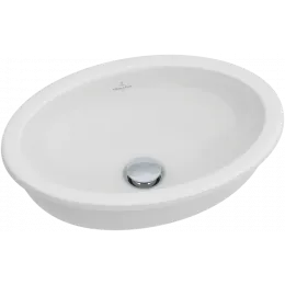 Villeroy & Boch Loop & Friends Встраиваемая раковина, 505 x 360 x 185 mm, Альпийский белый, с переливом, нешлифованный 61551001