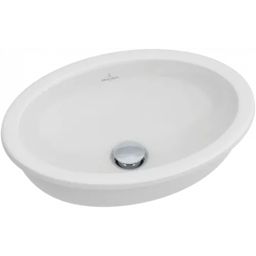 Villeroy & Boch Loop & Friends Встраиваемая раковина, 505 x 360 x 185 mm, Альпийский белый, с переливом, нешлифованный 61551001