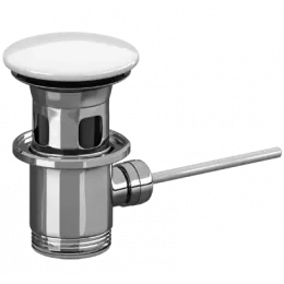 Villeroy & Boch Аксессуары Запираемый донный клапан с керамической крышкой, 138 x 255 x 75 mm, Pure Black 681000R7