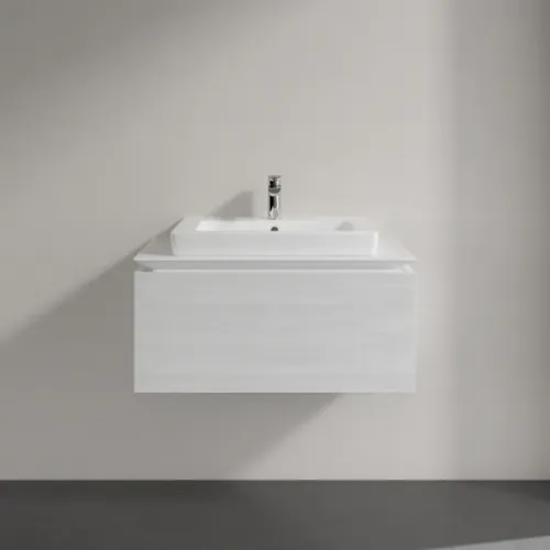 Villeroy & Boch Legato Тумба под раковину, 1 выдвижной ящик, 800 x 380 x 500 mm, White Wood / White Wood B67800E8