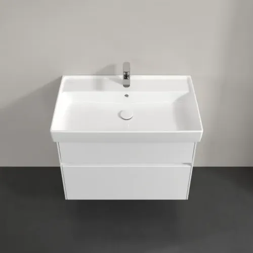 Villeroy & Boch Collaro Тумба под раковину, 2 выдвижных ящика, 754 x 546 x 444 mm, Glossy White C01000DH