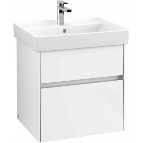 Villeroy & Boch Collaro Тумба под раковину, 2 выдвижных ящика, 554 x 546 x 444 mm, Glossy White C00800DH