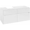 Villeroy & Boch Collaro Тумба под раковину, 4 выдвижных ящика, 1200 x 548 x 500 mm, Glossy White / Glossy White C09800DH
