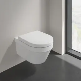 Villeroy & Boch Architectura Унитаз с открытым смывным краем, настенный, Альпийский белый 4694R001