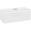 Villeroy & Boch Legato Тумба под раковину, с подсветкой, 1 выдвижной ящик, 1000 x 380 x 500 mm, Glossy White / Glossy White B603L0DH