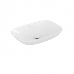 Villeroy & Boch Loop & Friends Раковина для установки на столешницу, 620 x 420 x 120 mm, Альпийский белый, без перелива 4A500101