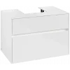 Villeroy & Boch Collaro Тумба под раковину, с подсветкой, 2 выдвижных ящика, 800 x 548 x 500 mm, Glossy White / Glossy White C093B0DH